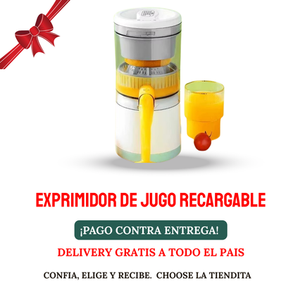 EXPRIMIDOR DE JUGO RECARGABLE