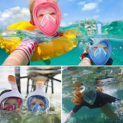 MASCARA SNORKEL ROSADA S/M