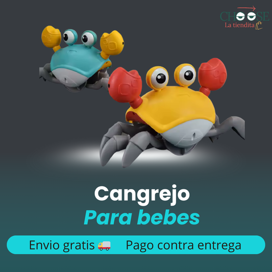 CANGREJO IDEAL PARA MOTIVAR A BEBES EN ETAPA DE GATEO