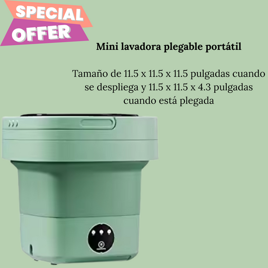 LAVADORA PORTATIL CON TAPA