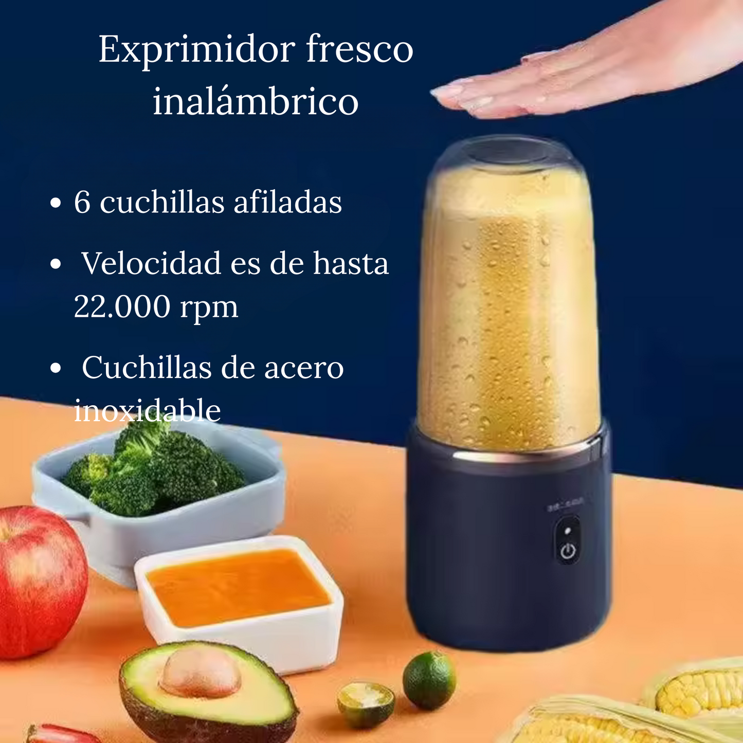 LICUADORA PORTÁTIL, MINI JUGO DE FRUTAS DE 400 ML