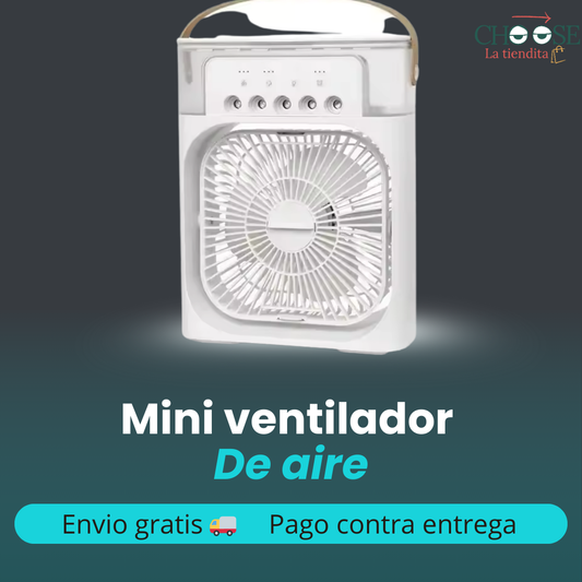 ABANICO/ MINI VENTILADOR DE AIRE CON HUMIFICADOR