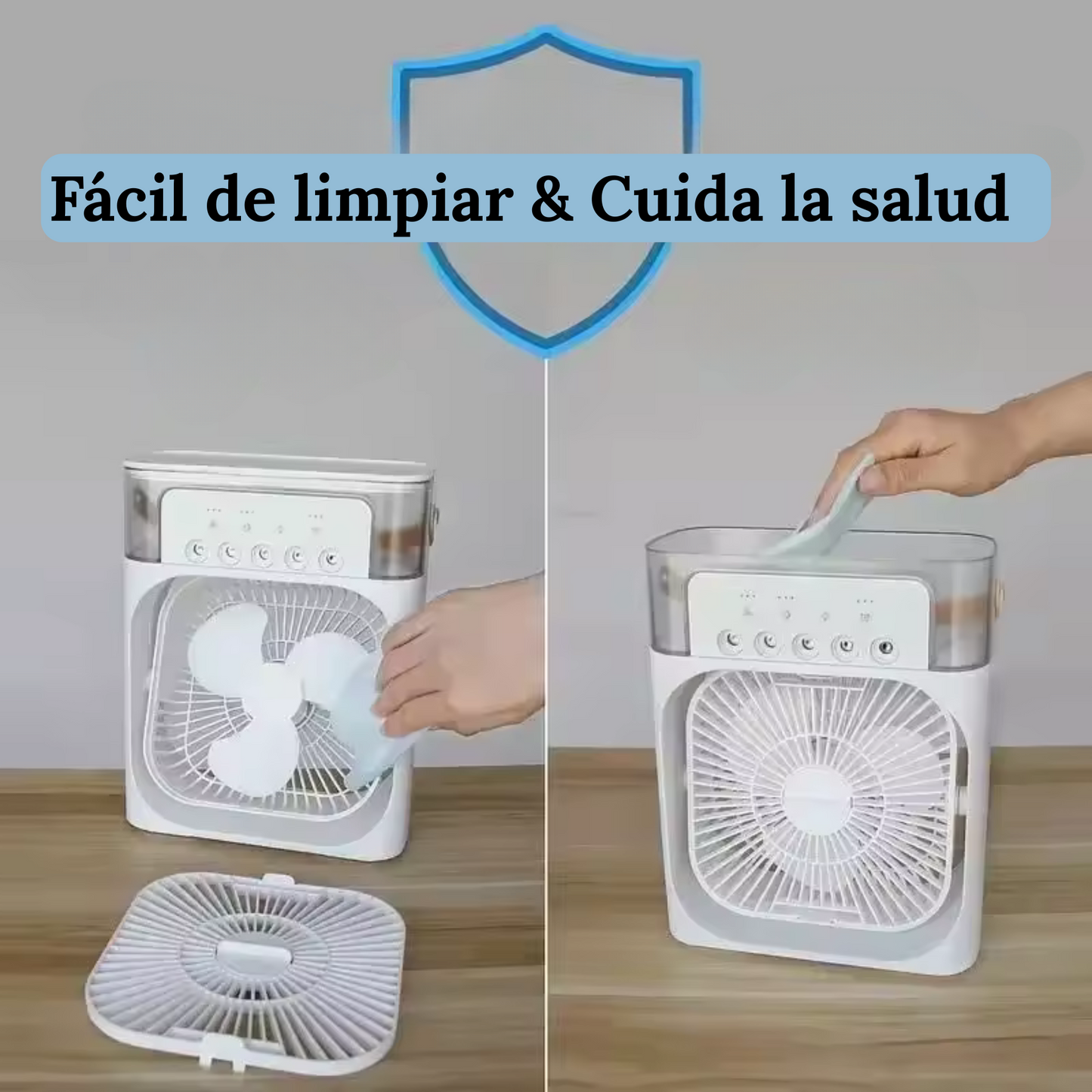 ABANICO/ MINI VENTILADOR DE AIRE CON HUMIFICADOR