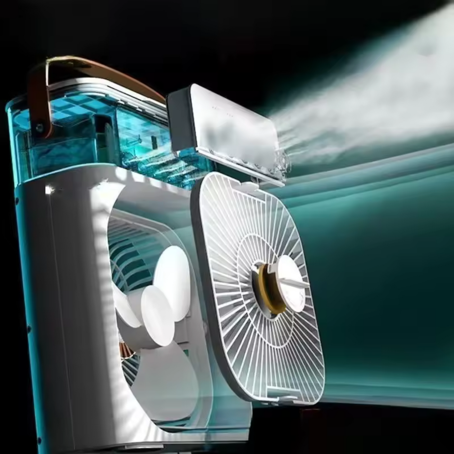 ABANICO/ MINI VENTILADOR DE AIRE CON HUMIFICADOR