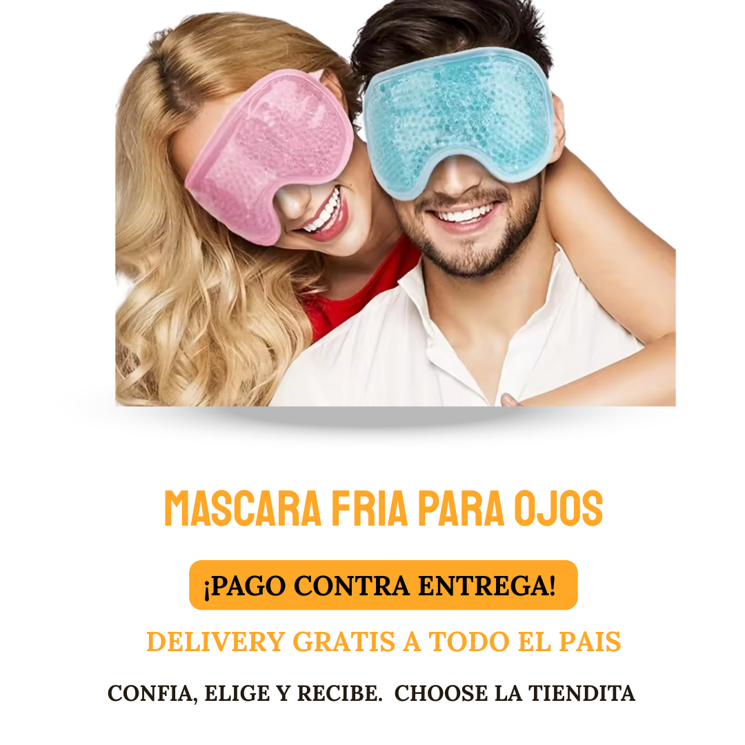 GEL EYE MASK COMPRESA MASCARA PARA OJOS, OJERAS, OJOS HINCHADOS RELAJANTE