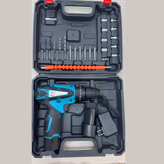 MINI TALADRO AM-E 12V 24 PZ 2 BATERIAS