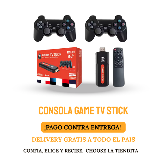 CONSOLA GAME Y TV STICK 5G HDMI 8K
