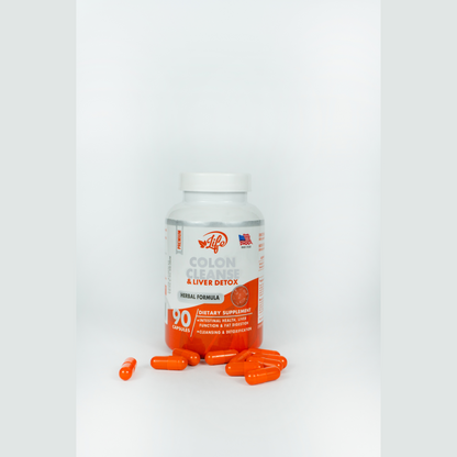 DETOX DIGESTIVE COLON CLEANSE + HERBAL LAXATIVE ( 2 PRODUCTOS)