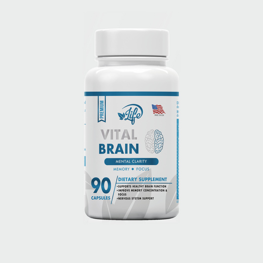 VITAL BRAIN ( VITAMINA PARA EL CEREBRO, ENFOQUE, CONCENTRACIÓN Y MEMORIA) X 90 CAPSULAS