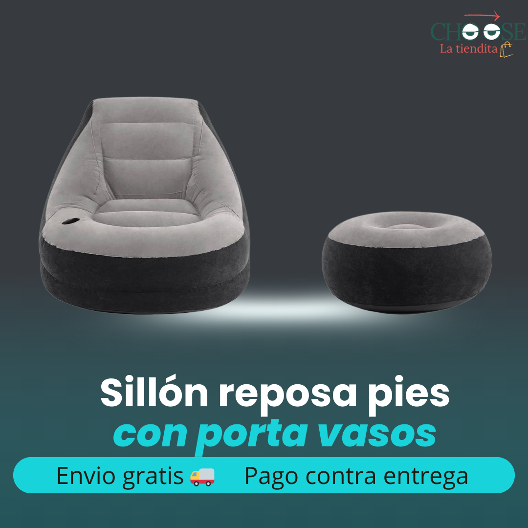 SILLON Y REPOSA PIES INFLABLE INTEX