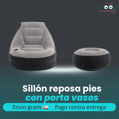 SILLON Y REPOSA PIES INFLABLE INTEX