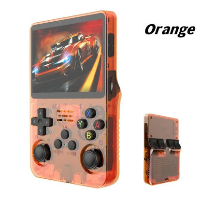 Retro Handheld Video Game Console Linux System 3.5 Inch IPS Screen R35S plus Portable Pocket Video Player 64GB 128GB